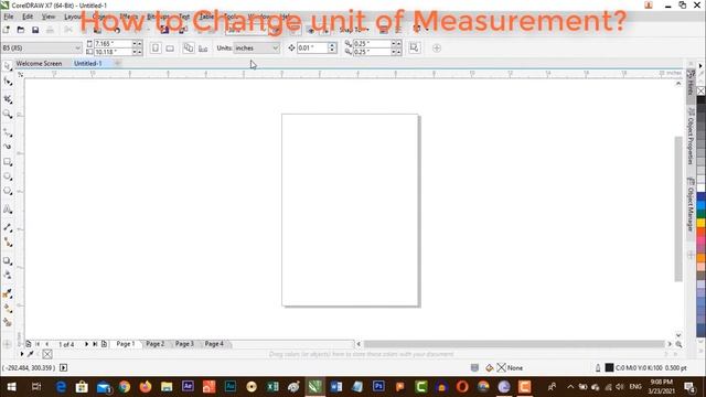 Change Measurement Units - Corel Draw X7/X9 - Tutorial 17 - Short Videos смотреть онлайн