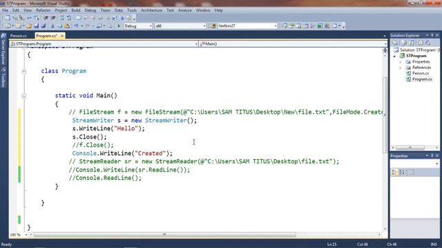Text file creation with read and write (Tamil) смотреть онлайн