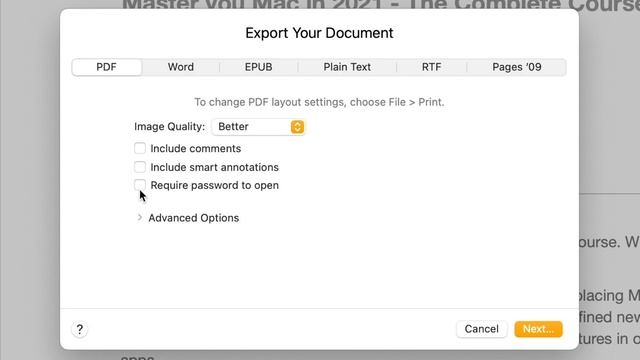 Export Pages Document to Word, PDF and More смотреть онлайн
