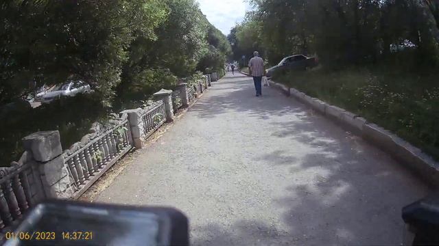 Видео еду по Гагарину вид передней камеры