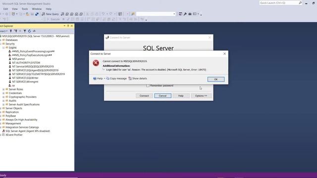 Microsoft SQL Server 2019 | Lecture 9 | Creating a new user account смотреть онлайн