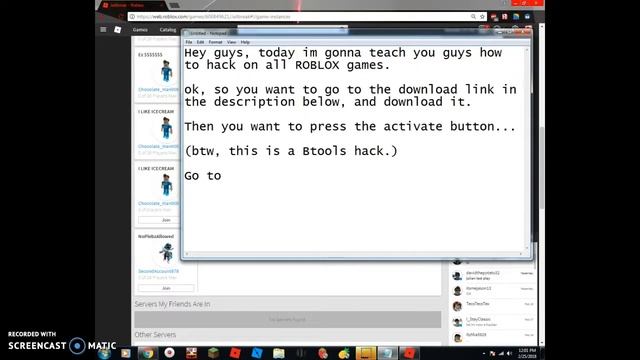 How To Get Btools On Any ROBLOX Game.