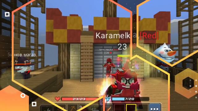 Стала статуей 🥶 в Bed Wars ❗ Как на меня будут реагировать 😯 мои тимейты ❓ [Blockman Go] Bed Wars.. смотреть онлайн