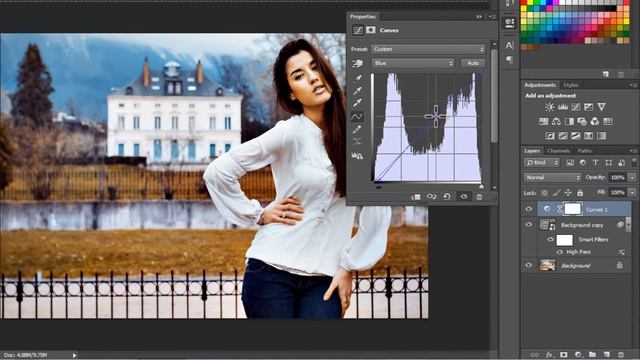 How to make LOMO EFFECT in Photoshop CS6, CS5 | Photoshop Tutorial смотреть онлайн