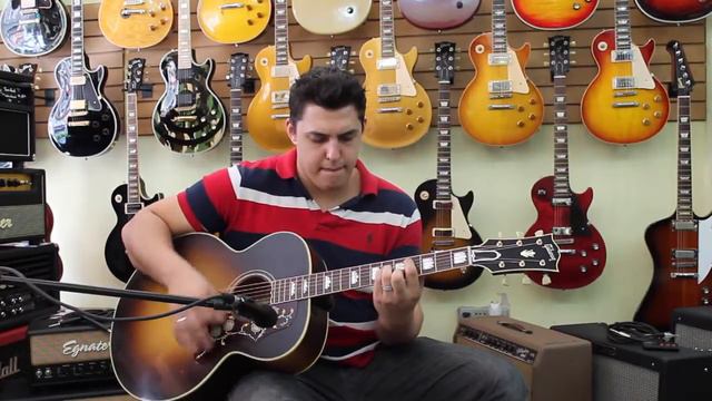 Gibson SJ 200 True Vintage 1 смотреть онлайн