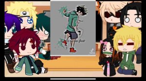 Реакция разных аниме🍥друг на друга⚡️{1/2}