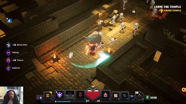 MC Dungeons EP10 - Lower Temple смотреть онлайн