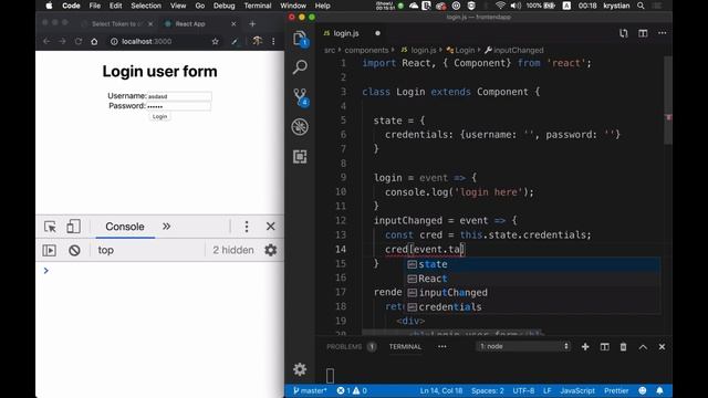 Django and React: Full CRUD part2 frontend login смотреть онлайн