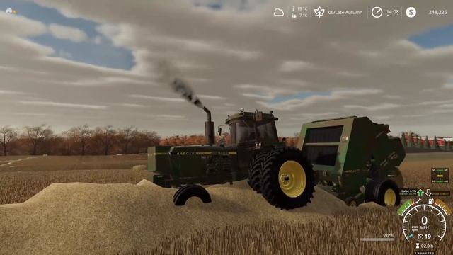 END OF THE HARVEST, MORE BALING PROBLEMS | UMRV 1980s Roleplay MP Server | Farming Simulator 19 смотреть онлайн
