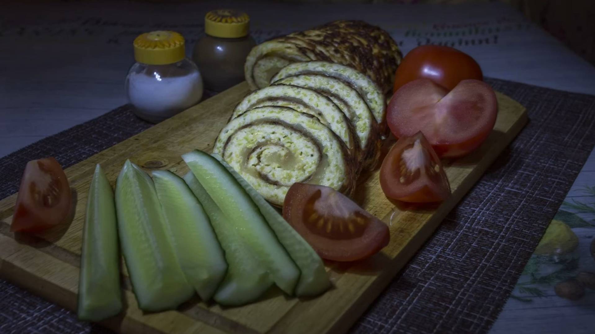 Рулет из кабачков с сыром смотреть онлайн