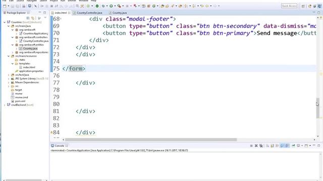 Springboot-thymeleaf Pagination and Bootstrap Dynamic Modals смотреть онлайн