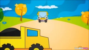 Wheels On The Bus Song | HooplaKidz Nursery Rhymes & Kids Songs