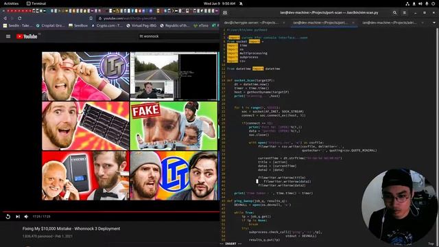 dev of finding-PORty with Python 3 смотреть онлайн