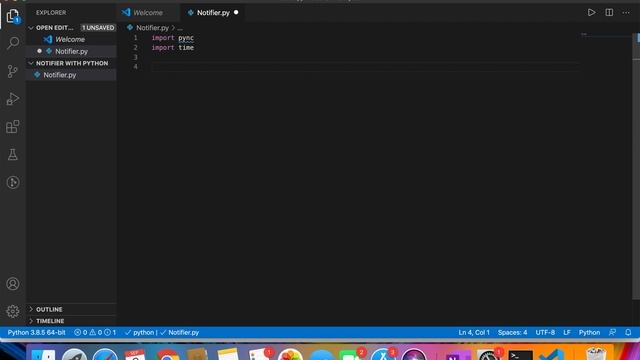 Python Desktop Notification Program On A Mac Using Pync || Simple Tutorial For Beginners смотреть онлайн