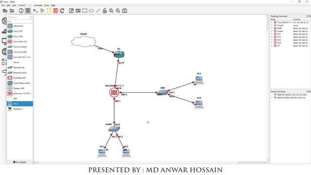 Design Network With Cisco ASA Firewall смотреть онлайн