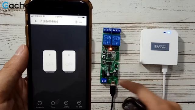 EACHEN Zigbee Relay Module 2CH ST-DC2-RF works with Tuya gateway and ewelink bridge смотреть онлайн