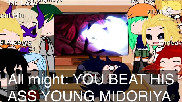 PAST NIGHTEYE AU// (the rest are in the future) Pro hero’s react to Deku vs overhaul/Requested/ Gcr смотреть онлайн