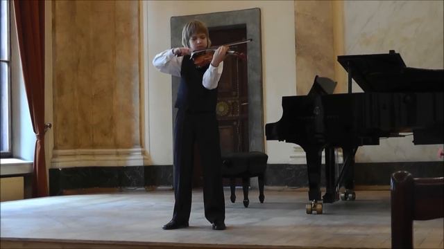 Antoni Ingielewicz (11 yo) - H.Wieniawski - Etiuda-Kaprys op.18 no.3 смотреть онлайн