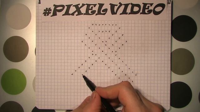 Простые рисунки по клеточкам Георгиевская ленточка День Победы #pixelvideo смотреть онлайн