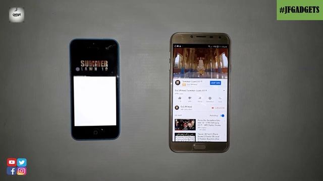 Samsung Galaxy J4 (2018) Vs Apple Iphone 5C (16GB) Speed Test Comparison | Real Test - In 2019