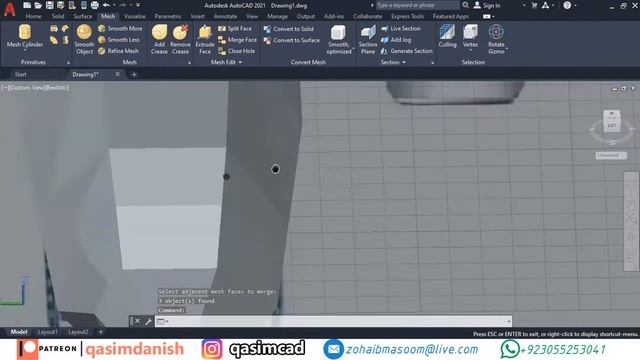 Air Plan Boeing 737 Airbus 3D Modeling Practise Timelape using AutoCAD - QasimCAD смотреть онлайн