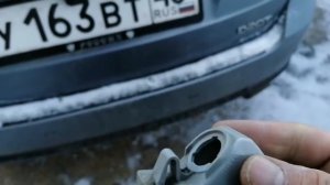 Замена ламп подсветки номера SsangYong Actyon New.