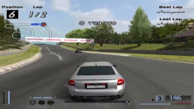 Гран Туризмо 4 (Онлайн Тест Версия) Ауди RS6 Геймплей смотреть онлайн