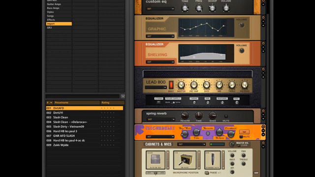 Slash Appetite for Destruction tone on Guitar Rig 4 part 1 смотреть онлайн
