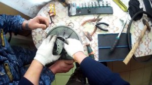 Снегоход Тайга, ведомый вариатор, преднатяг