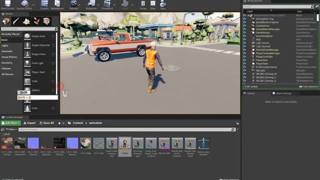 UE4 Анимации и персонажи из Mixamo/смешивание и настройка анимаций / часть 1 смотреть онлайн