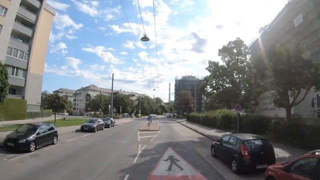 Австрия. Едем улицами Вены (Wien). Дороги Австрии смотреть онлайн