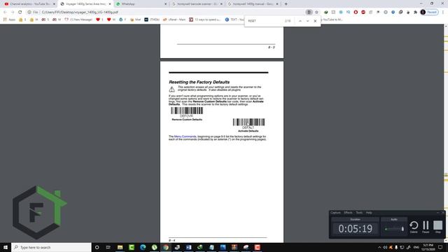 Fix Honeywell barcode scanner problems смотреть онлайн