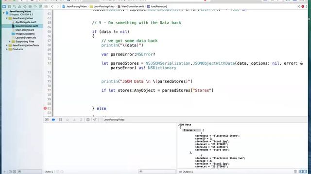 39 - iOS 8 - Web services and JSON - Part 3/5 смотреть онлайн