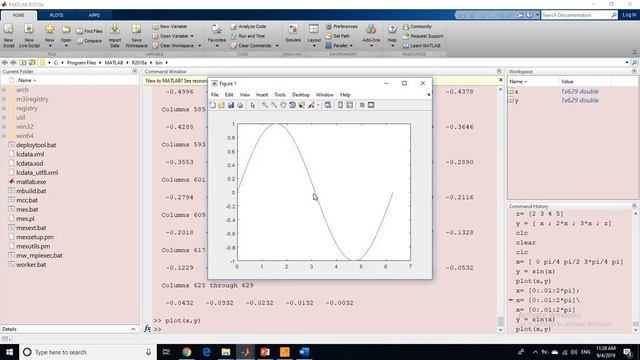 Plot function on MATLAB смотреть онлайн