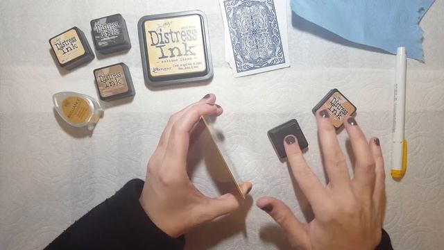 How to Edge a Tarot (or Oracle) Deck with Stamps смотреть онлайн