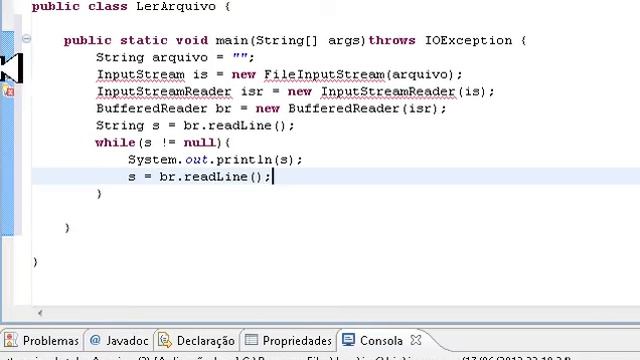 Ler arquivos com a extensão .txt em java InputStream ,InputStreamReader,BufferedReader смотреть онлайн
