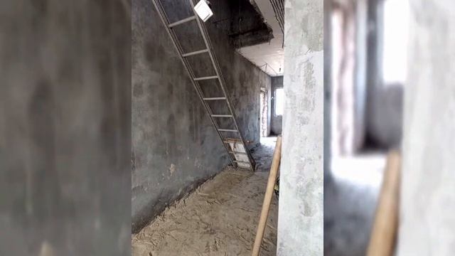 Lifting cement to the second floor. Підйом цемента на другий поверх смотреть онлайн
