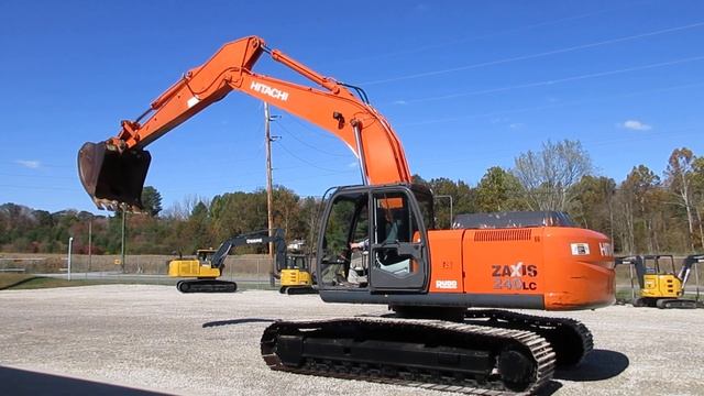 2007 HITACHI ZX240 LC-3 Low Hours Clean machine! C&C Equipment New Bottom! смотреть онлайн