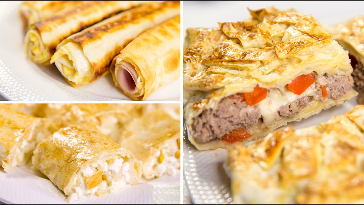 БЫСТРЫЕ и Простые Рецепты из ЛАВАША! 3 Идеи Рецептов из Лаваша которые Понравятся ВСЕМ! смотреть онлайн