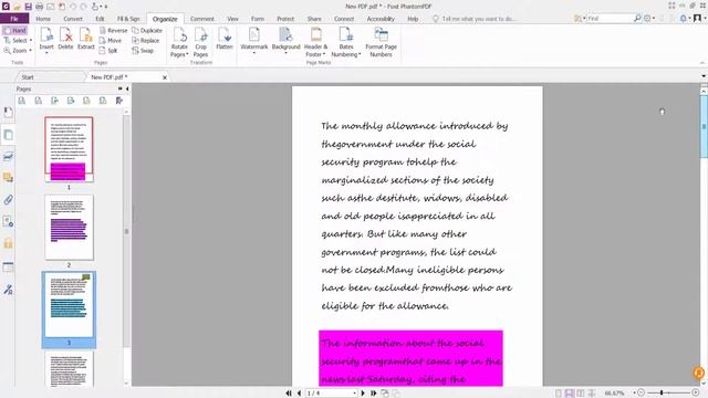 How to Change the Page Order in a PDF in Foxit PhantomPDF смотреть онлайн