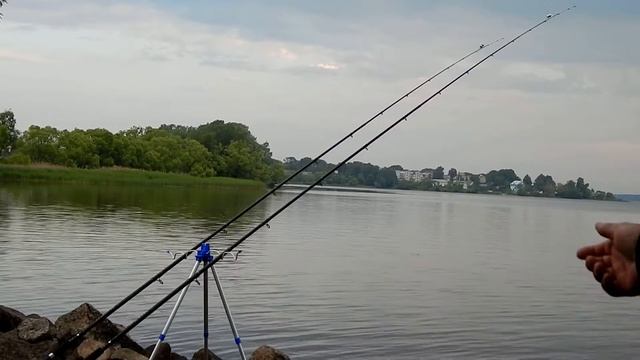 Ловля рыбы близ города Калязин на Волге№12 смотреть онлайн