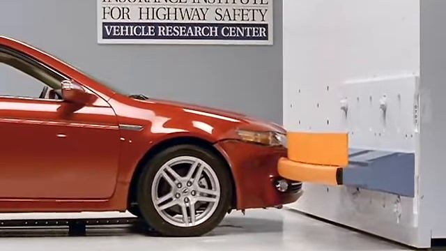 Acura TL crash test bumper iihs 6 to 3 miles per hour смотреть онлайн