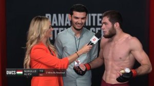 Нурулло Алиев - Слова после боя и реакции Даны Уайта