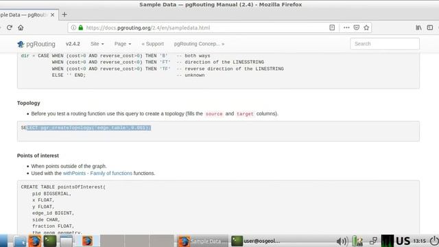 pgRouting tutorial #1 SAMPLEDATA смотреть онлайн