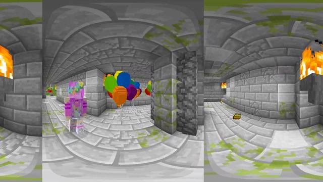 PIBBY VISION in Minecraft 360 VR! смотреть онлайн