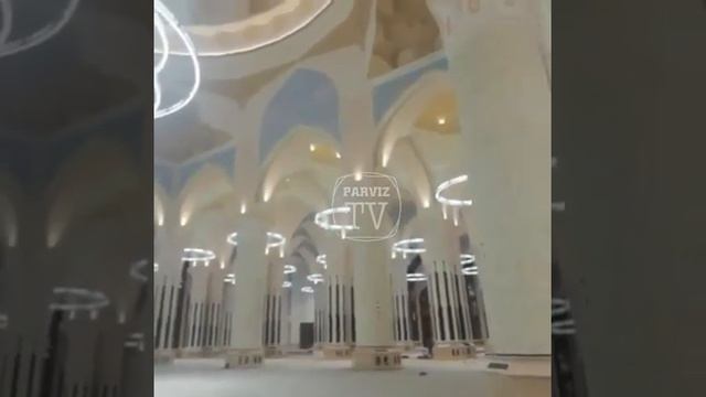 Новая мечеть города Душанбе изнутри смотреть онлайн