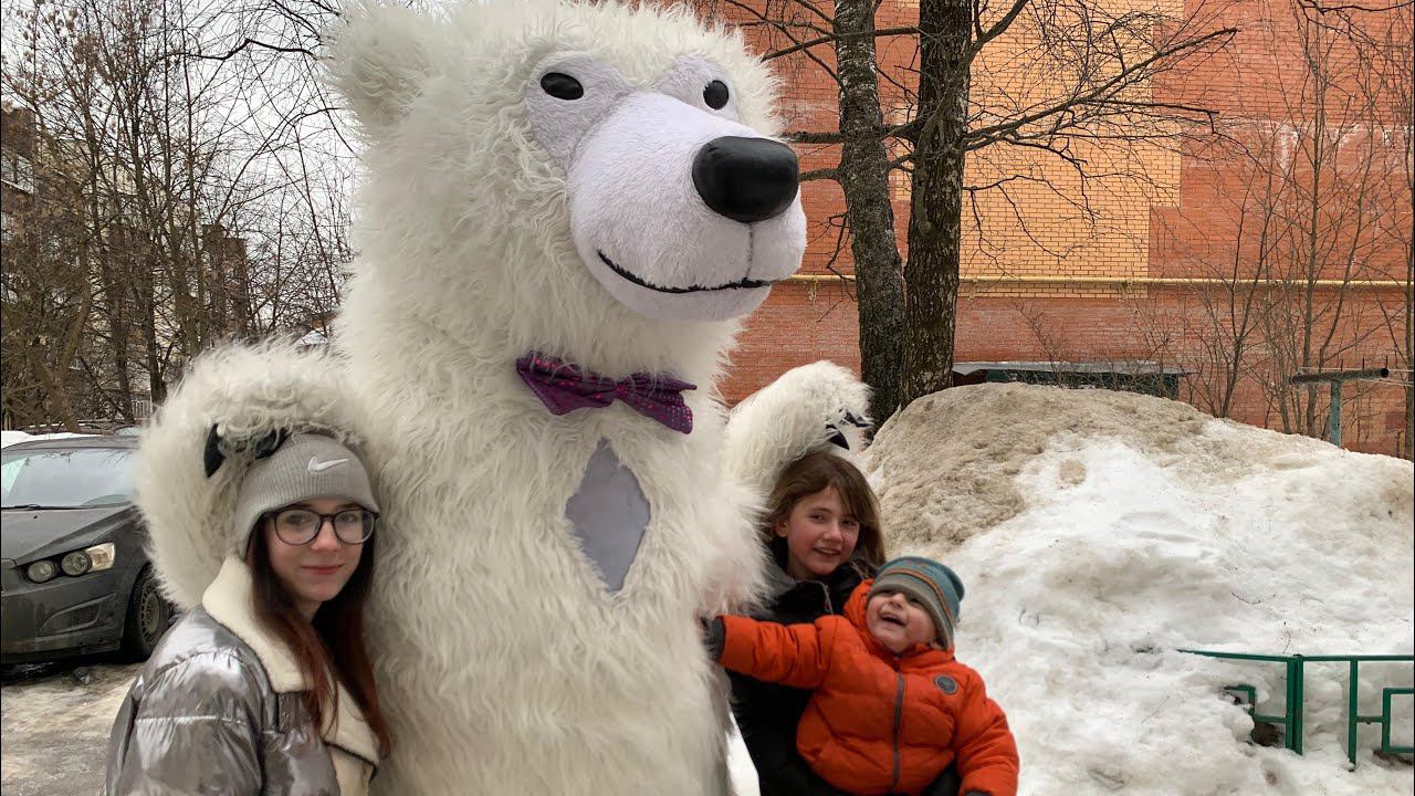 Заказать белого медведя москва #белыймишка #белыймедведь смотреть онлайн