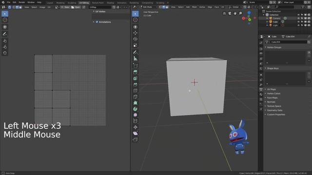 #05 悪魔のBlender入門 UV展開　[Blender2.8] смотреть онлайн