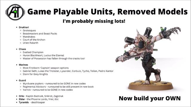 So Games Workshop has 40K Units you CAN'T BUY OFFICIALLY смотреть онлайн