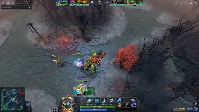 Dota 2 Oracle Pro 13/1/26 (Kills/Deaths/Assists) Top MMR 481 GPM Ranked Full Gameplay смотреть онлайн